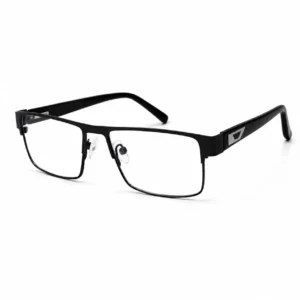 black metal glasses frame, full rim reading frames, computer glasses frame, executive wear eyeglasses bangladesh, unisex rectangular eyewear, optomom frame