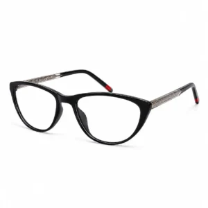 OP-0456 Cat-Eye Reading Spectacles for Women with Engraved Metal Temples | Optomom