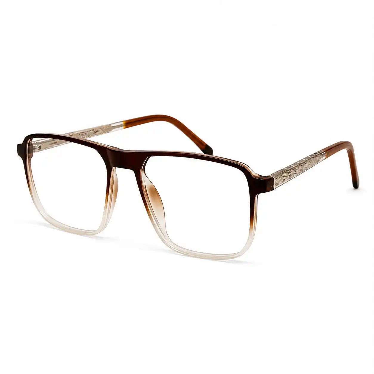 OP-0460 Workday Eyewear with Brown Gradient Frame and Textured Temples | Optomom