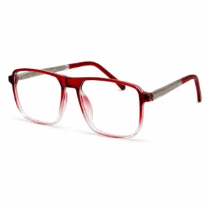 OP-0461 Lightweight Reading Glasses with Red Gradient Frame and Metal Temples | Optomom