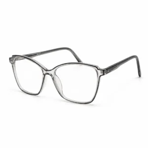 OP-0478 Trendy Daily Wear Glasses Frame for Women with Transparent Grey Finish | Optomom