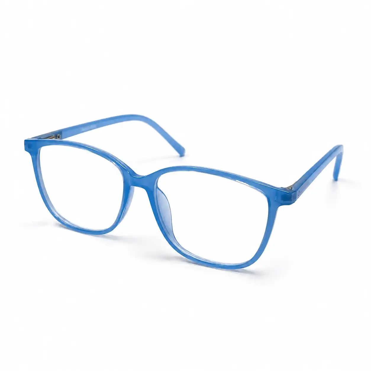 OP-0060 Sophisticated Eyeglasses Blue Frame for Women Optomom