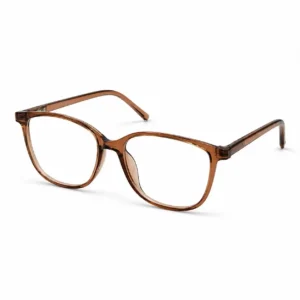 OP-0061 Vision Care Eyeglasses Brown Frame for Women Optomom