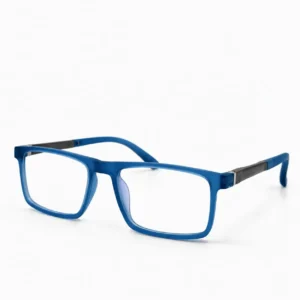 OP-0072 Chic Style Spectacles Matte Blue with Grey Frame Unisex Optomom
