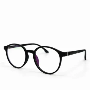 OP-0077 Matte Black Smart Eyeframe for Women Optomom