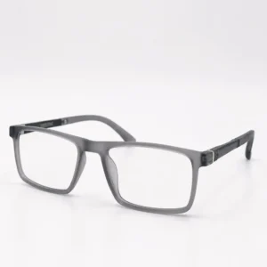 OP-0078 Flexible Fitting Transparent Grey Spectacles Unisex Optomom