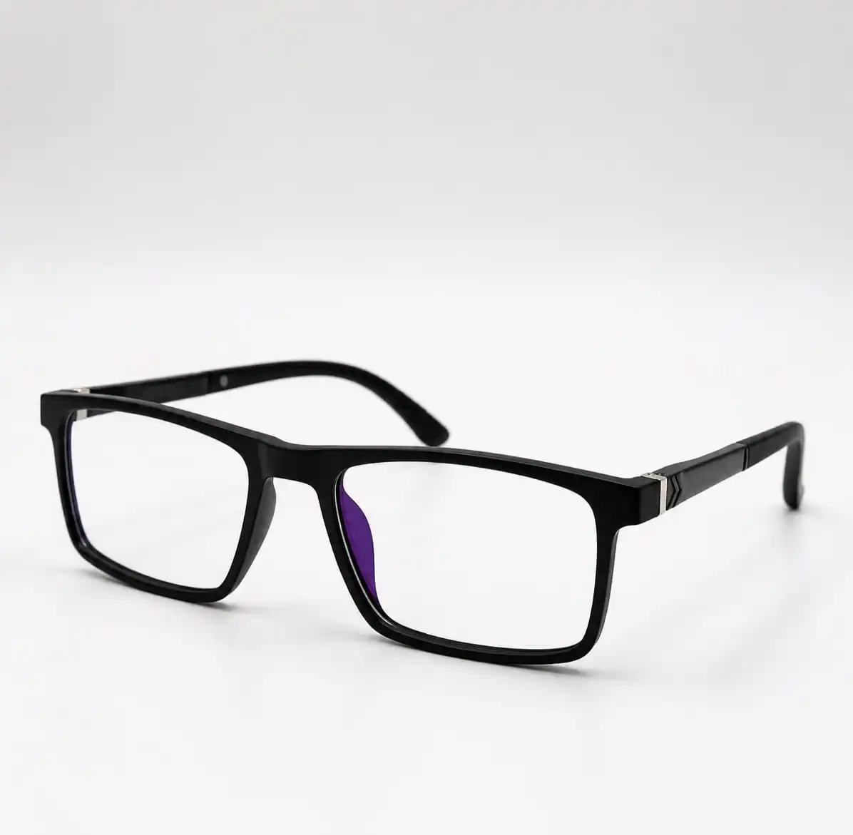 OP-0080 HD Clear Vision Matte Black Spectacles Unisex Optomom