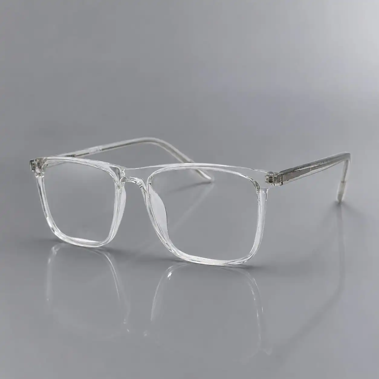 OP-0087 Standard Power Spectacles Transparent Frame Unisex Optomom