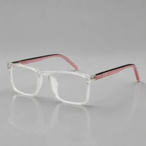 OP-0092 Zero Pressure transparent pink Frame for Women Optomom