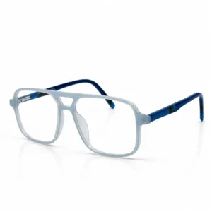 OP-0093 Modern Lifestyle Translucent Ice Blue Eyeframe for Men Optomom