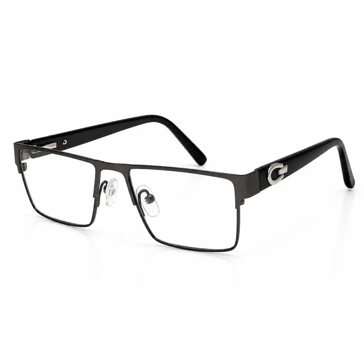 OP-0113 Full Sun Shield Gunmetal Frame for Men Optomom