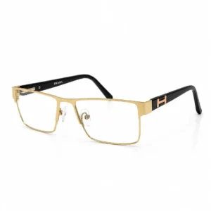 OP-0117 Tour and Travel Golden Black Frame for Men Optomom